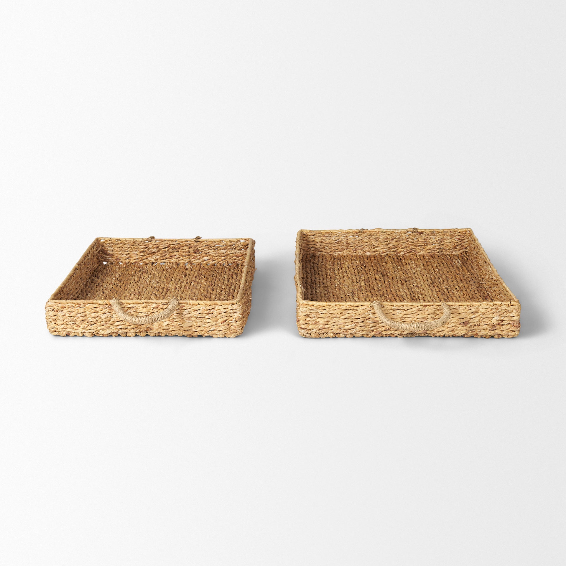 Mercana - Hona Trays in Brown, Water Hyacinth