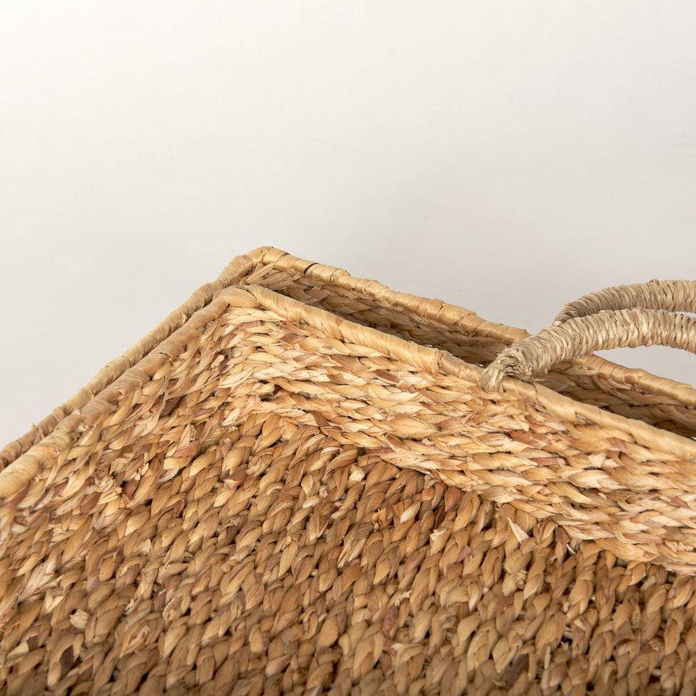 Mercana - Hona Trays in Brown, Water Hyacinth