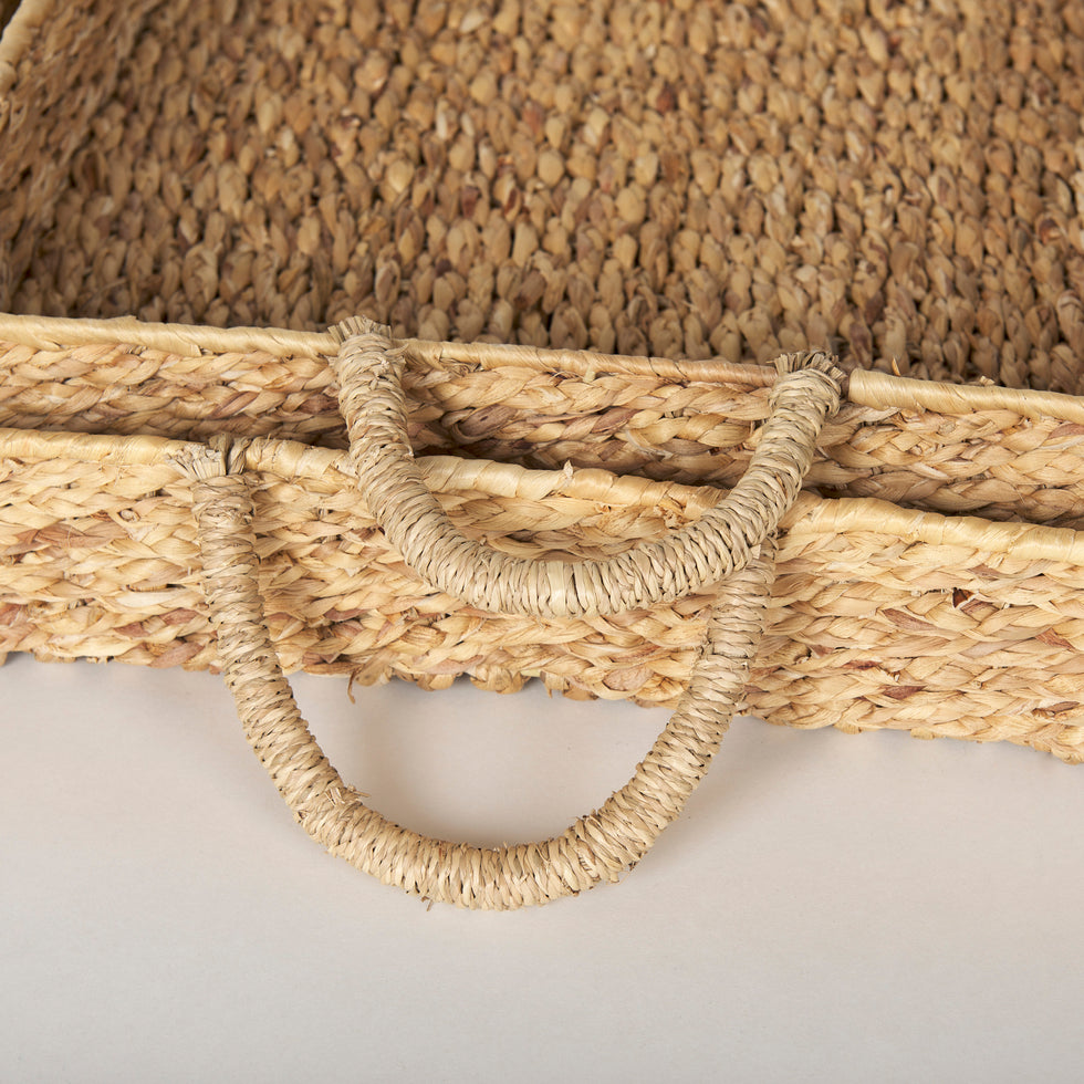 Mercana - Hona Trays in Brown, Water Hyacinth
