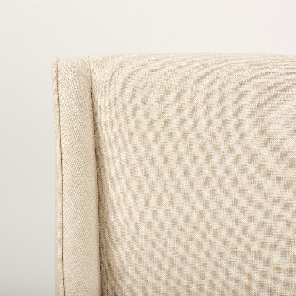 Mercana - Kensington Upholstered Seat Bar/Counter Stool in Cream, Wood
