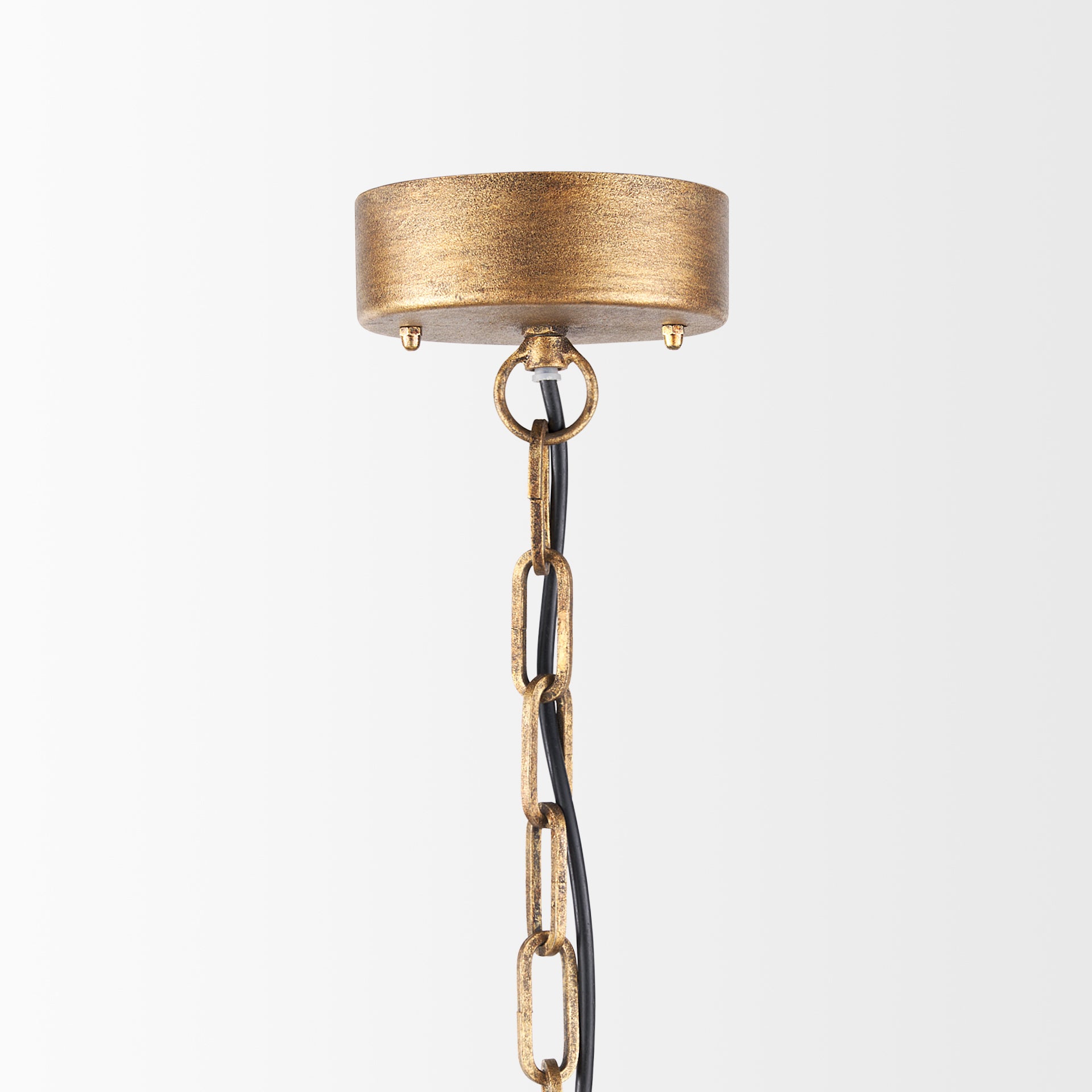 Mercana - Rhone Chandelier in Gold, Metal/Wood