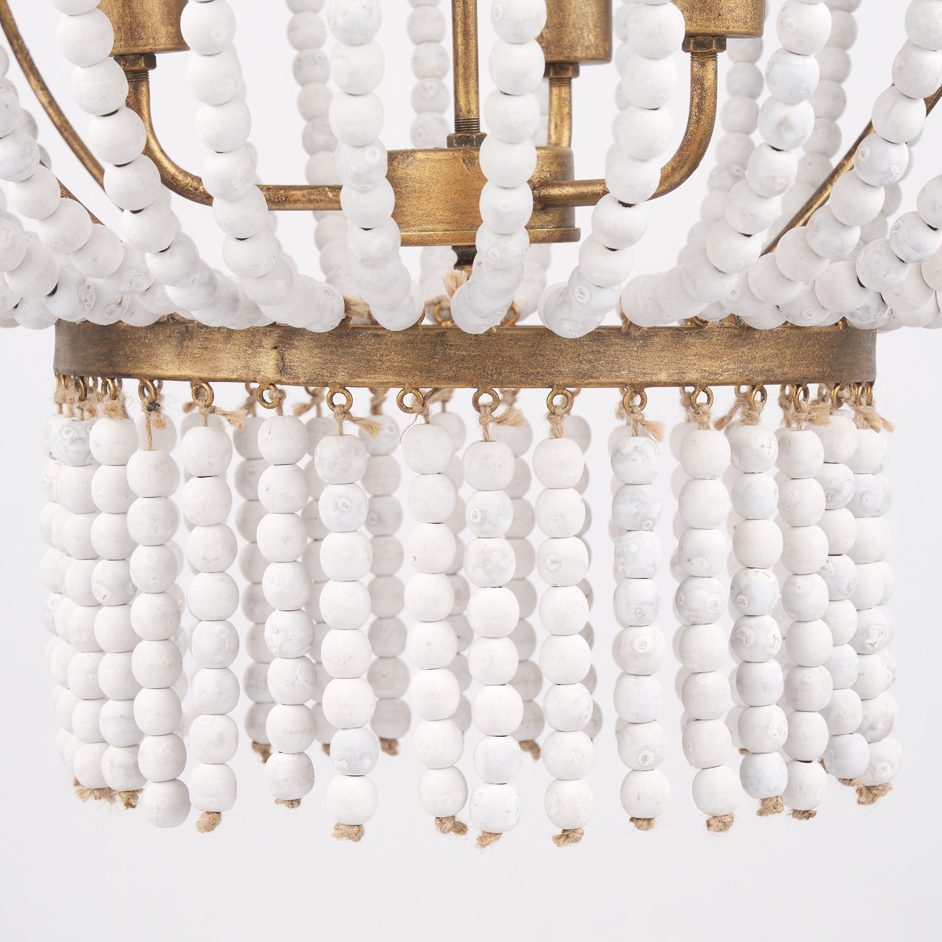 Mercana - Rhone Chandelier in Gold, Metal/Wood