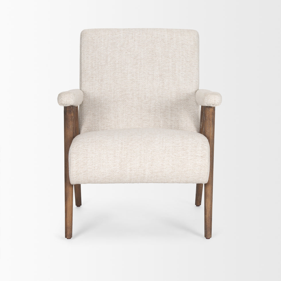 Mercana - Nico Accent Chair in Brown, Fabric