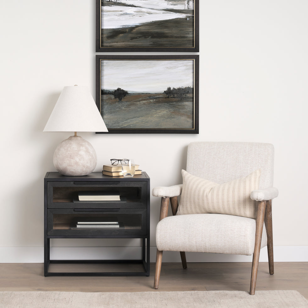 Mercana - Nico Accent Chair in Brown, Fabric