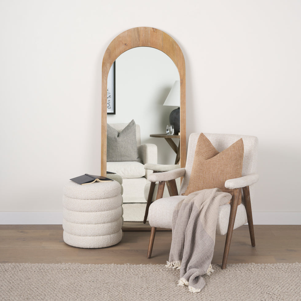 Mercana - Nico Accent Chair in Brown, Fabric
