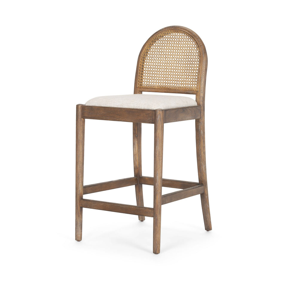 Mercana - Elle Counter Stool in Brown, Wood