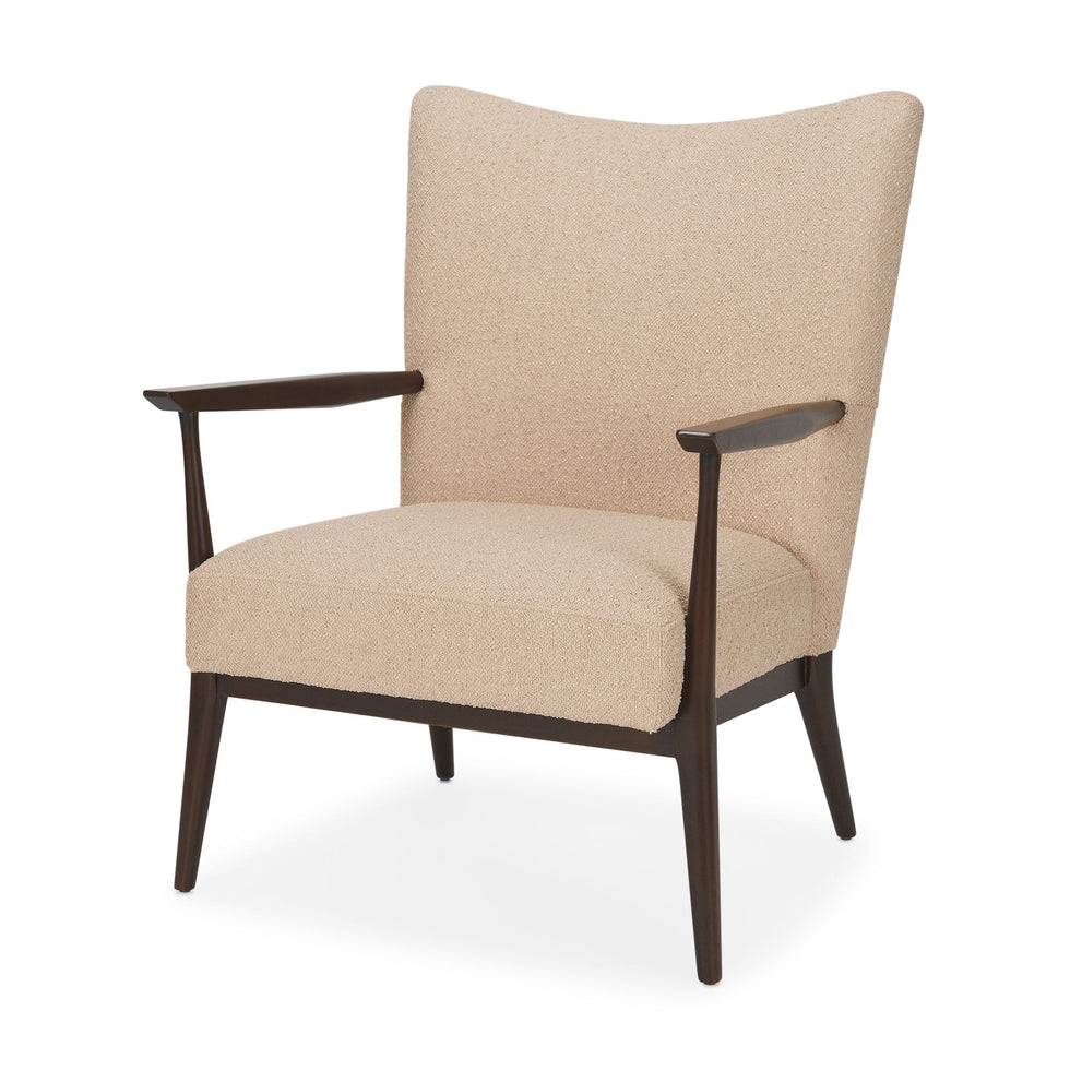 Mercana - Argent Accent Chair in Beige, Boucle
