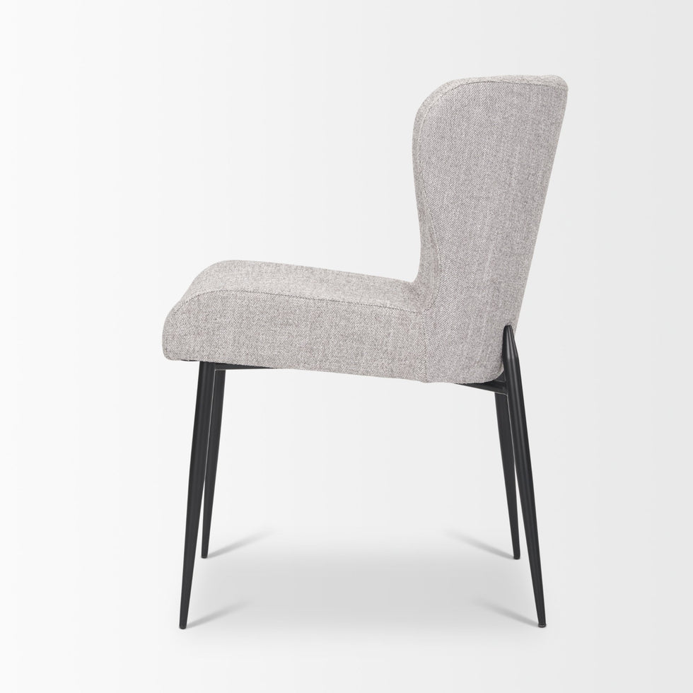 Mercana - Hartt Dining Chair in Gray, Fabric