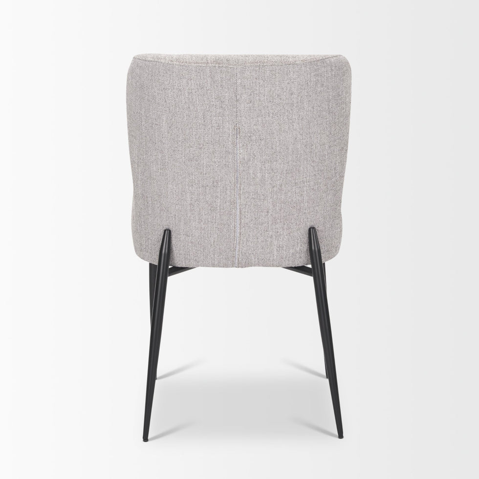 Mercana - Hartt Dining Chair in Gray, Fabric