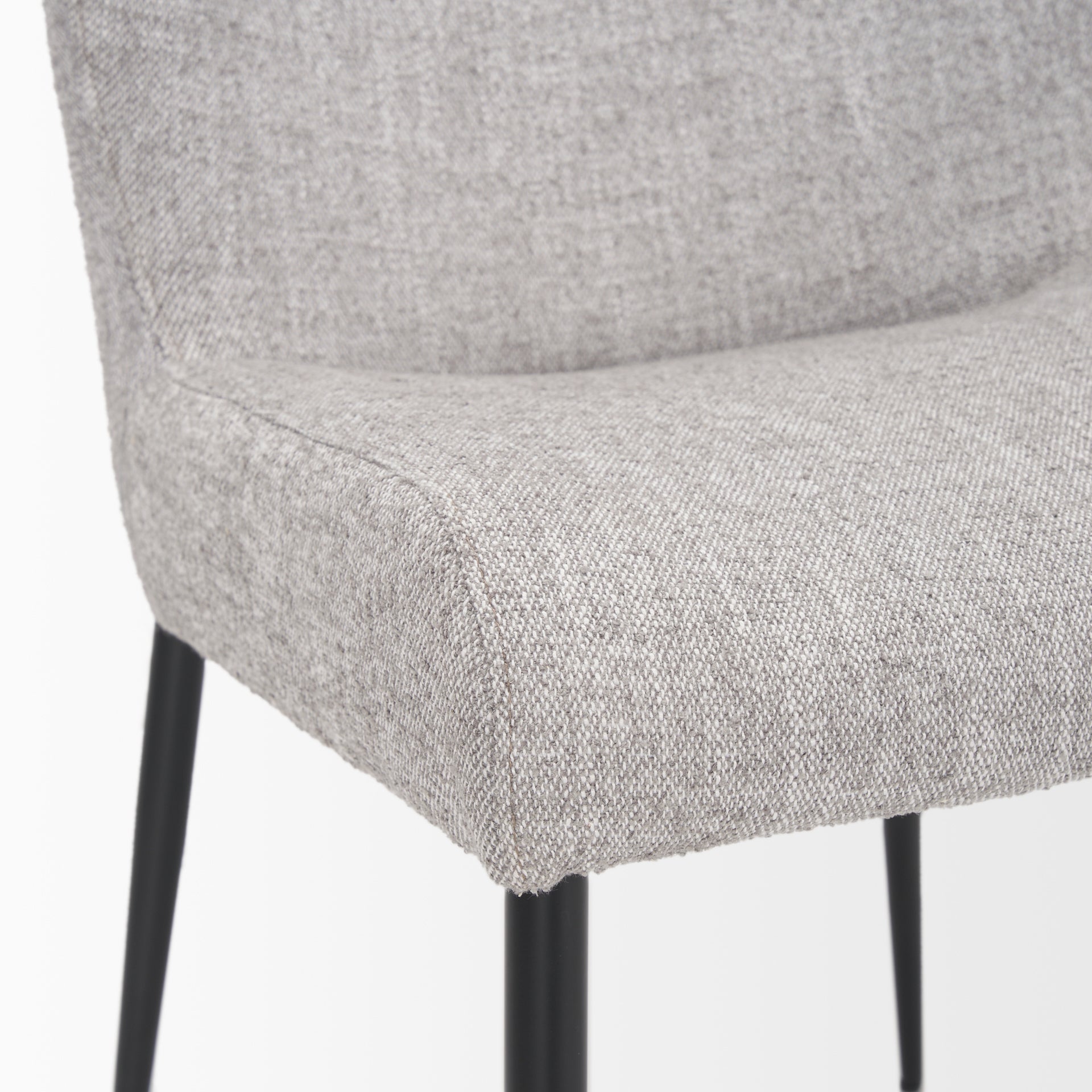 Mercana - Hartt Dining Chair in Gray, Fabric