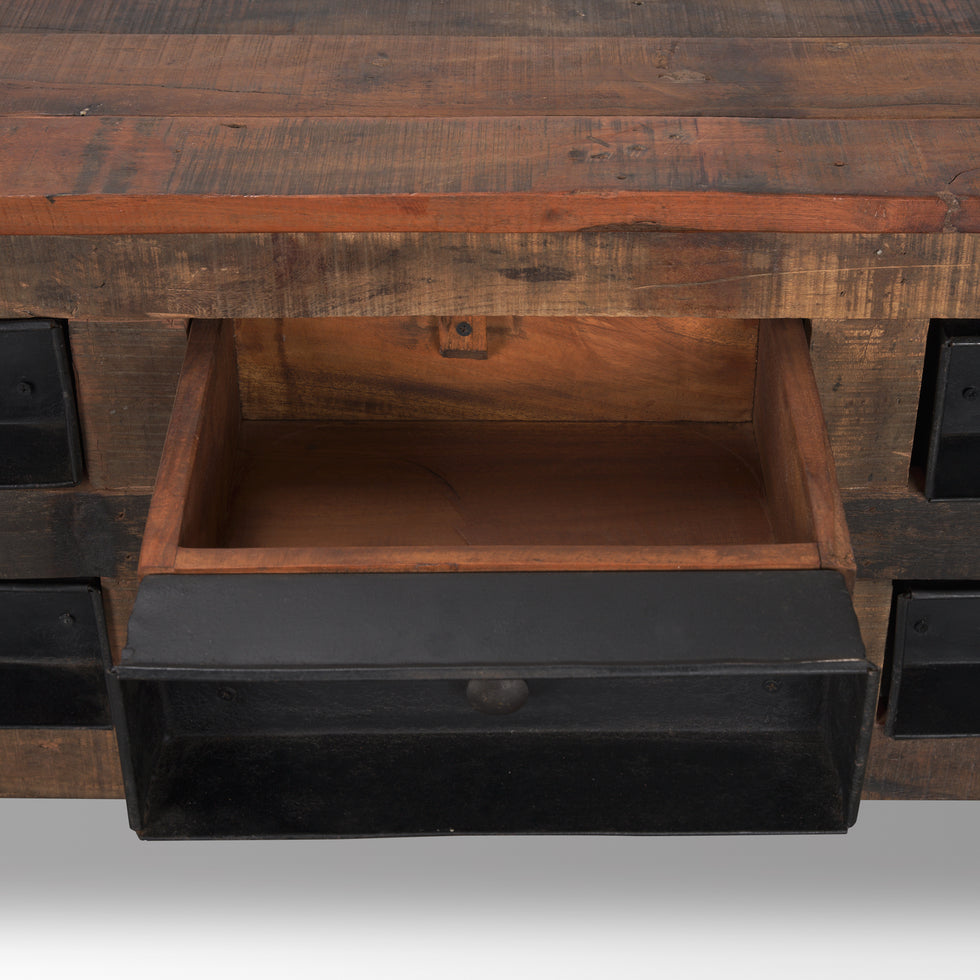 Mercana - Wilton Coffee Table in Brown, Solid Wood