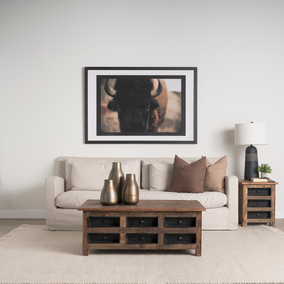 Mercana - Wilton Coffee Table in Brown, Solid Wood