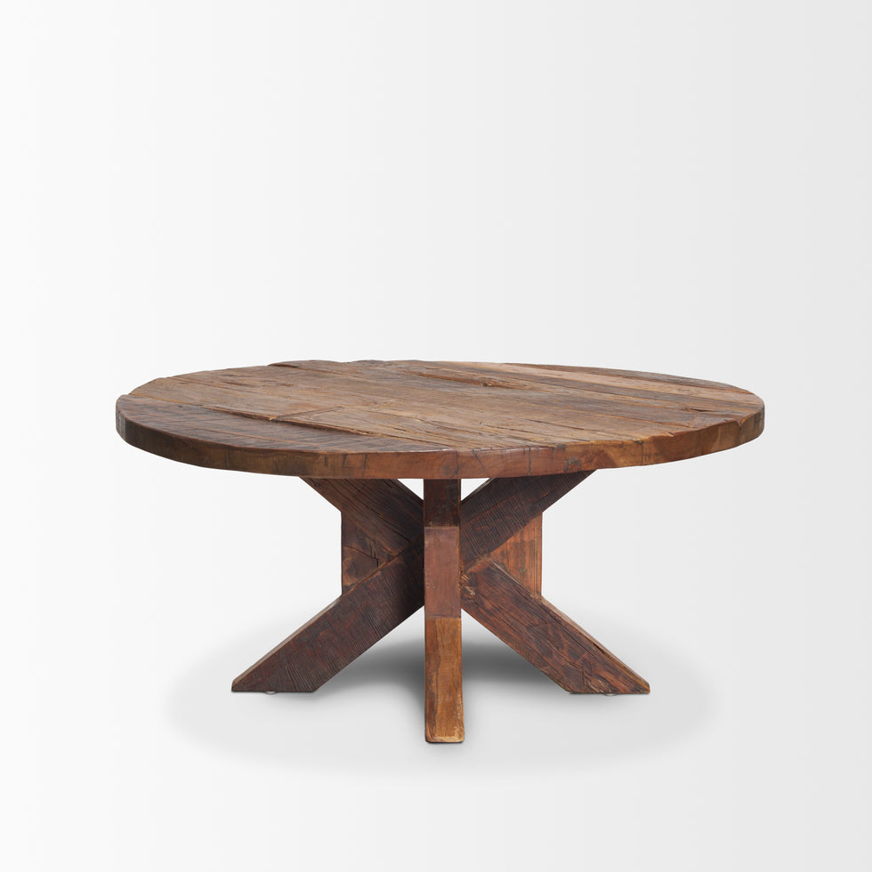 Mercana - Heidi Coffee Table in Brown, Solid Wood