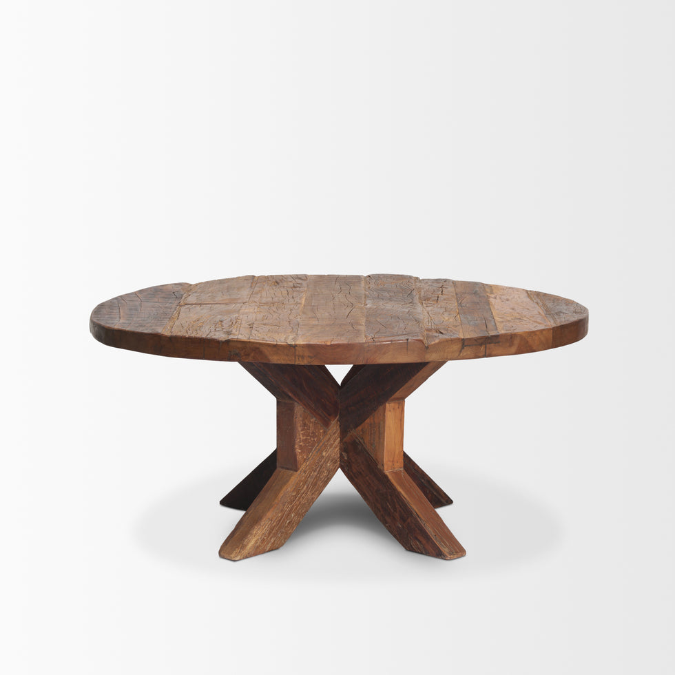 Mercana - Heidi Coffee Table in Brown, Solid Wood