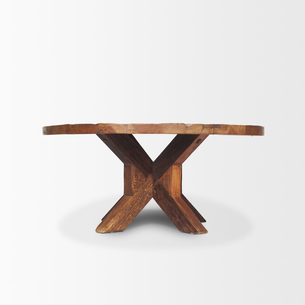 Mercana - Heidi Coffee Table in Brown, Solid Wood