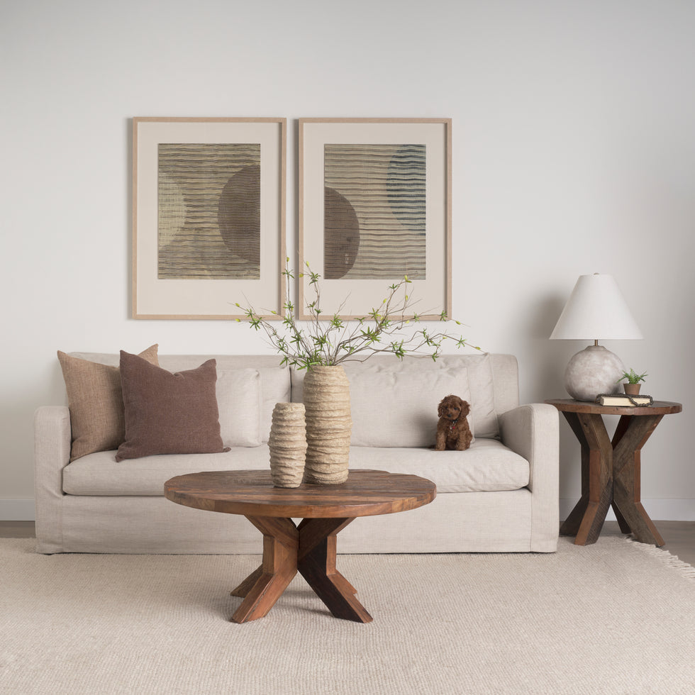 Mercana - Heidi Coffee Table in Brown, Solid Wood