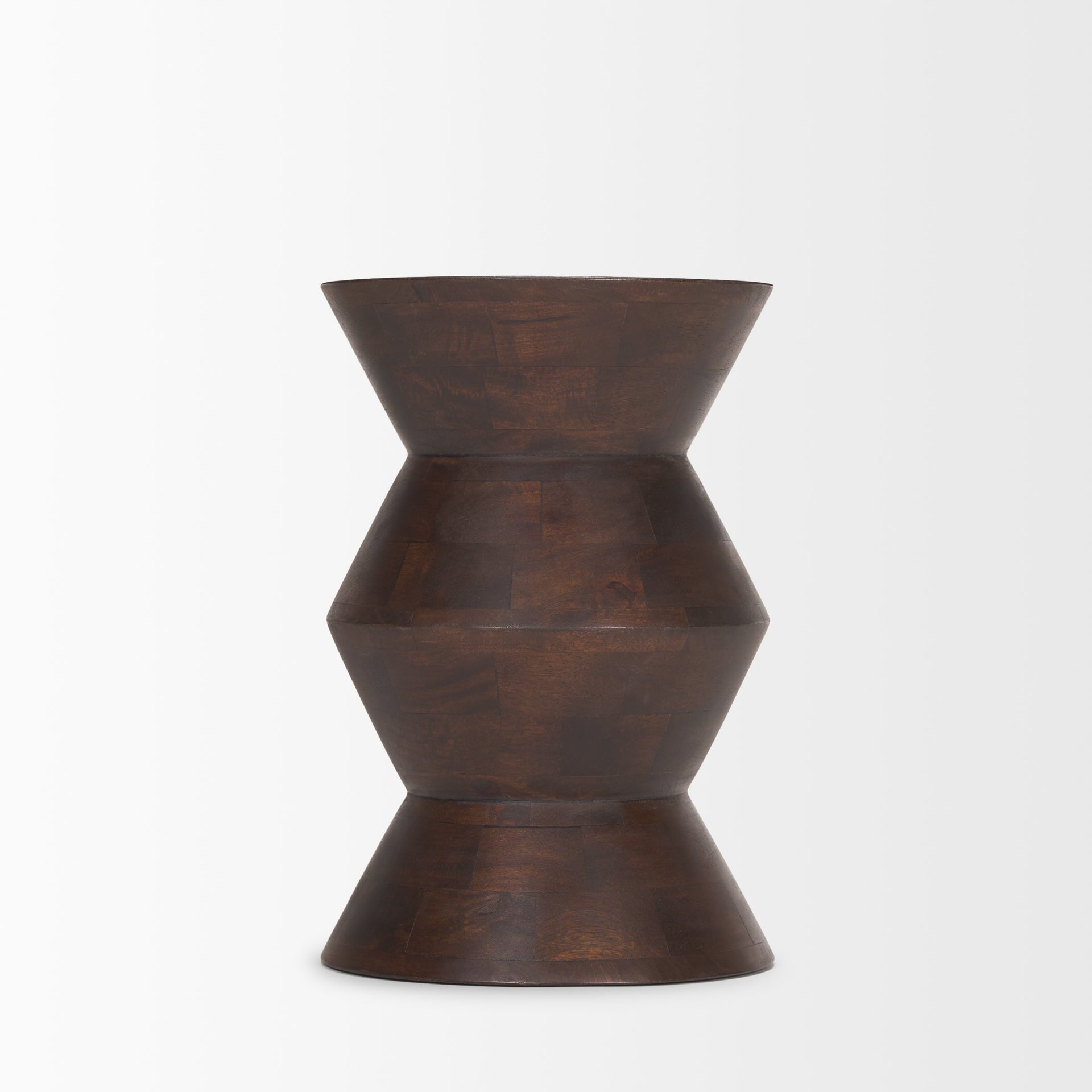 Mercana - Odessa Accent Table in Brown, Solid Wood