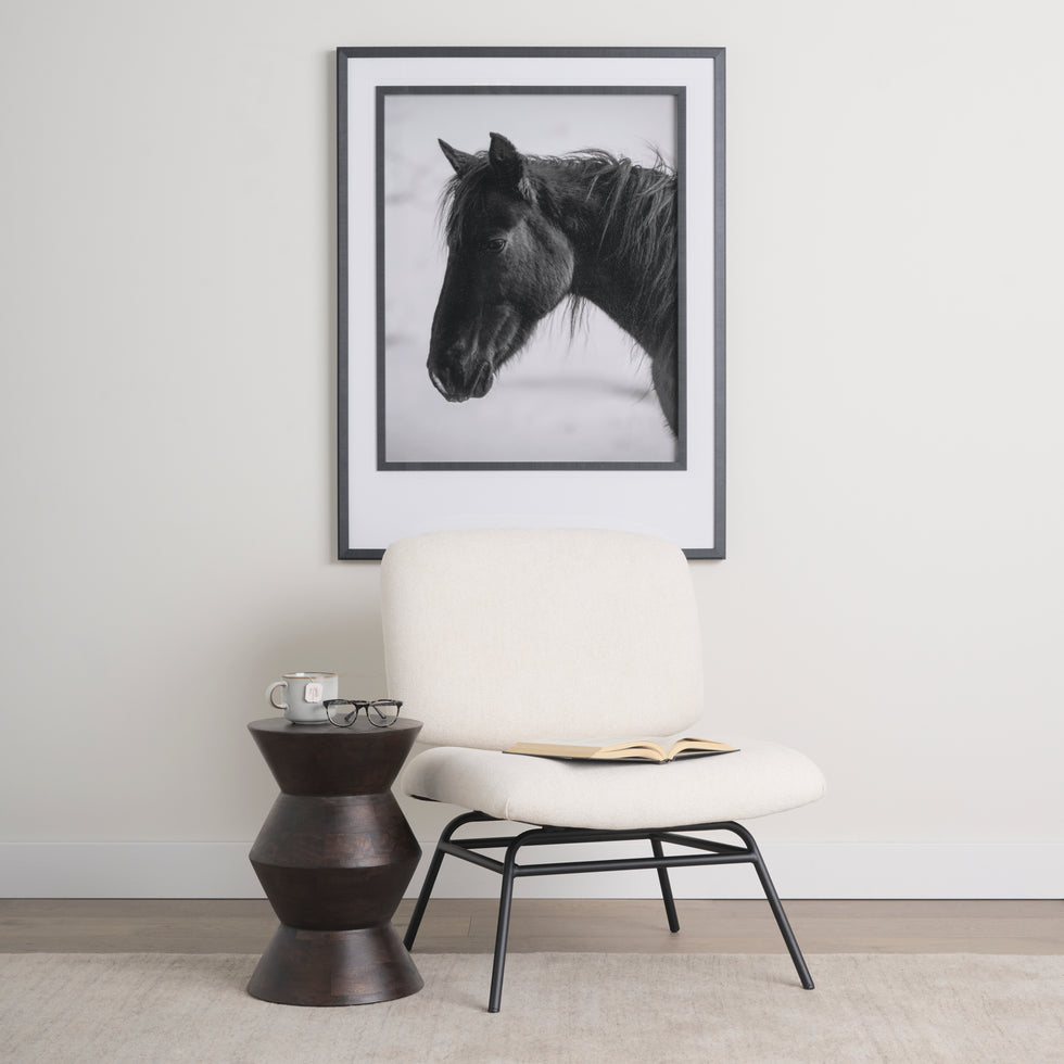 Mercana - Odessa Accent Table in Brown, Solid Wood