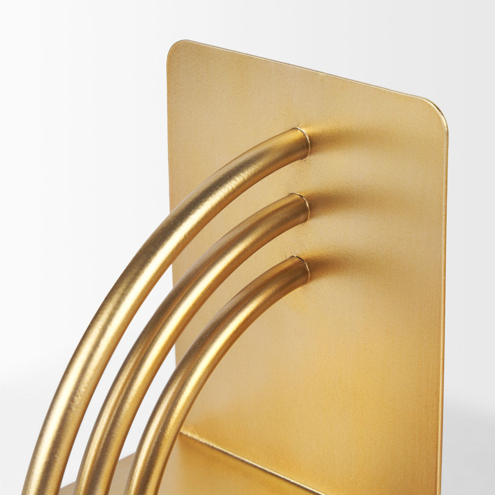 Mercana - Hope Gold Metal Bookends