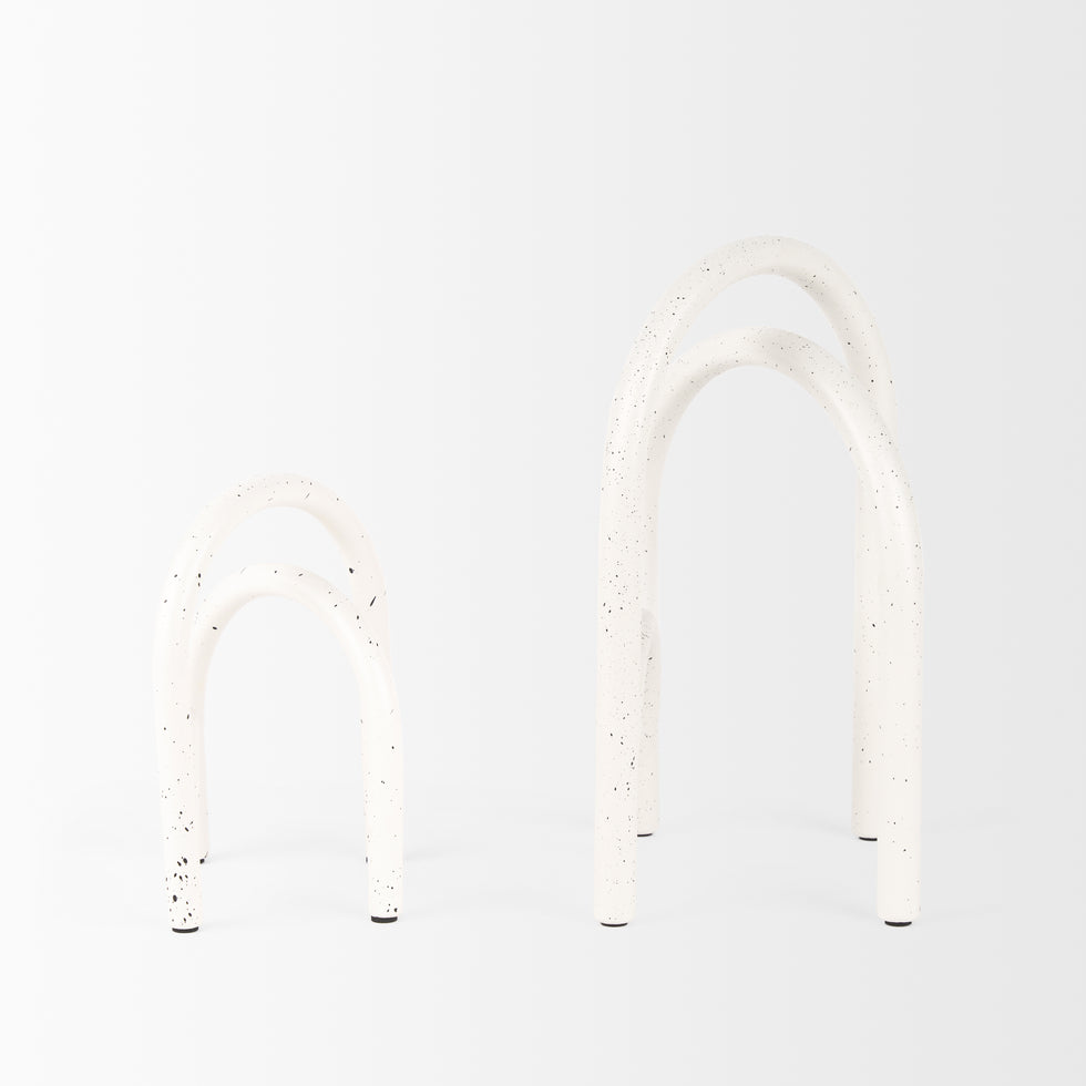 Mercana - Springe Object in White, Metal