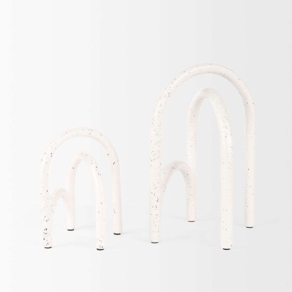Mercana - Springe Object in White, Metal