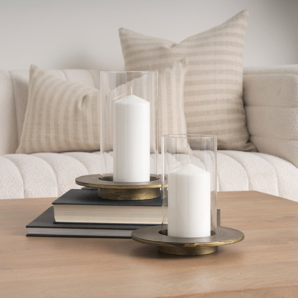 Mercana - Vivian Candle Holders in Gold, Metal