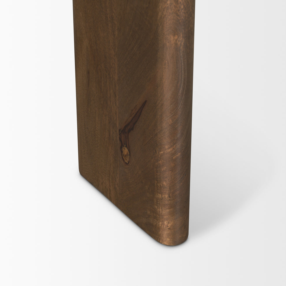 Mercana - Rumer Side Table in Brown, Solid Wood