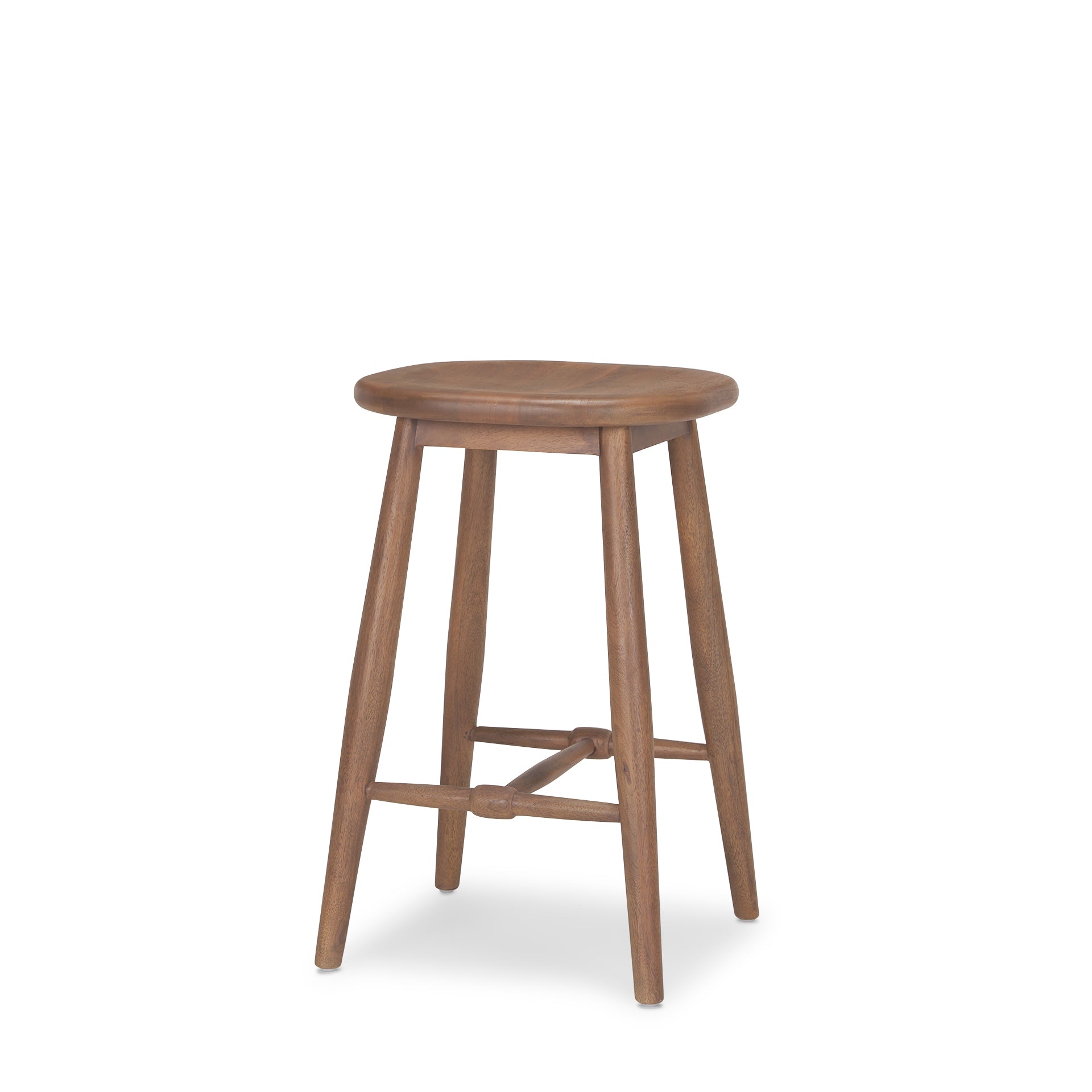 Mercana Ernest Wood Seat Bar/Counter Stool
