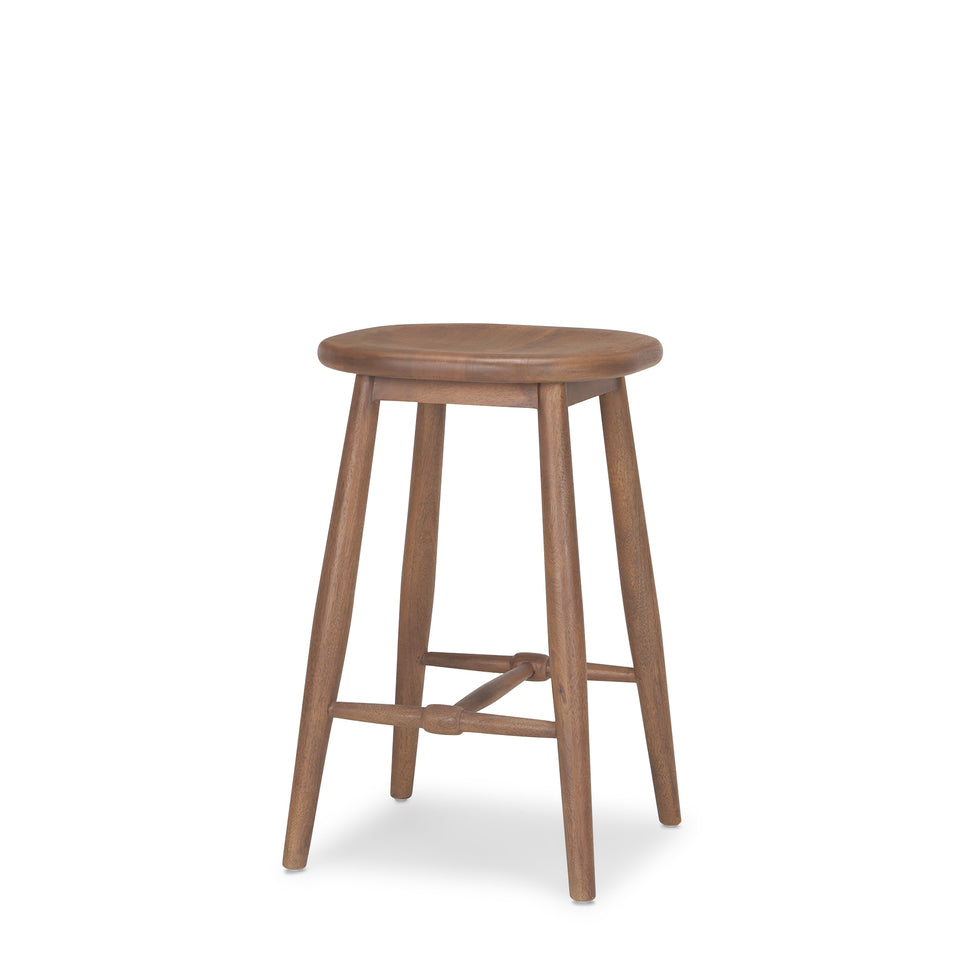 Mercana Ernest Wood Seat Bar/Counter Stool