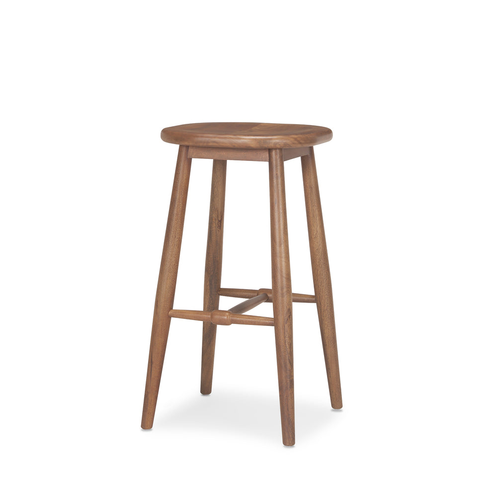 Mercana Ernest Wood Seat Bar/Counter Stool