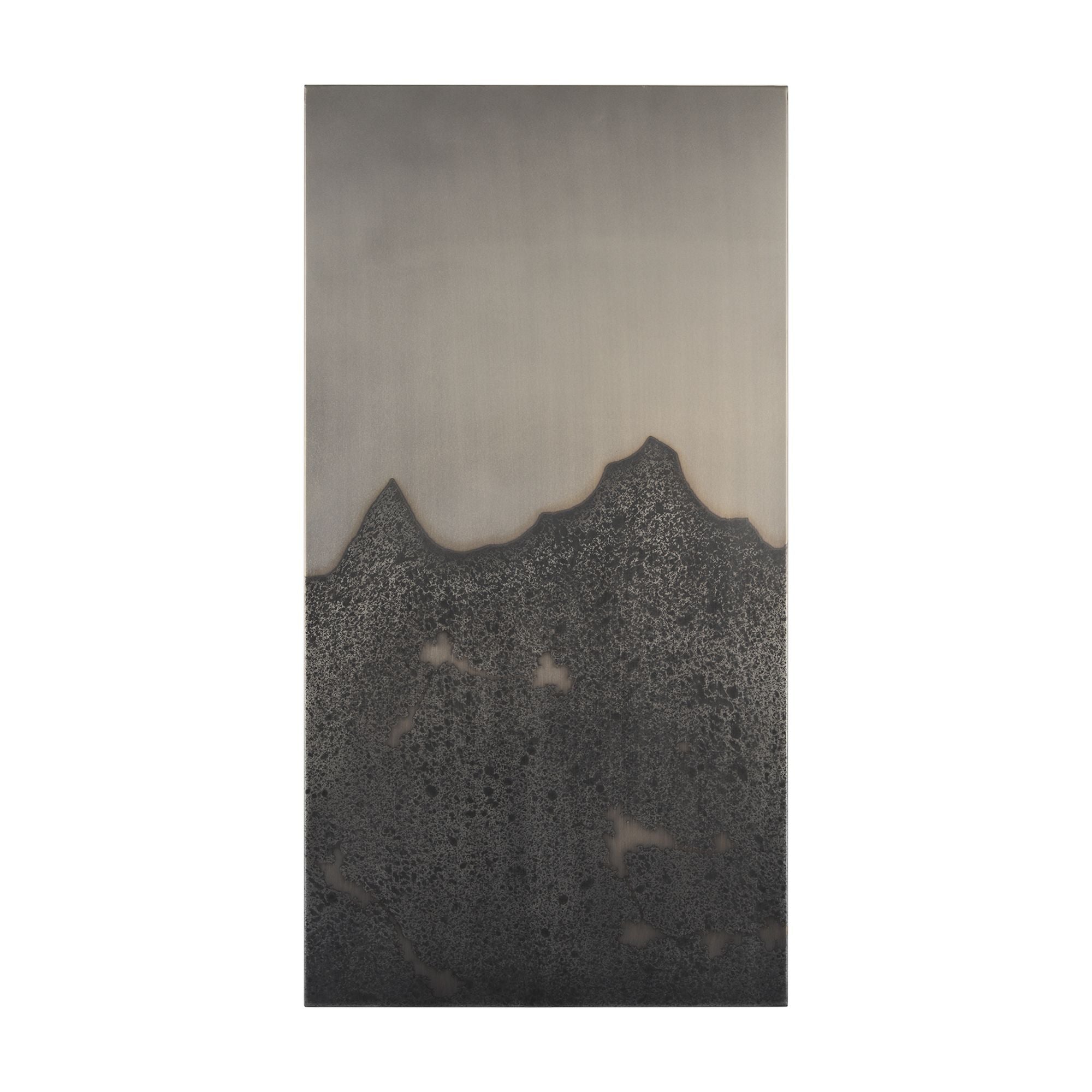Mercana - Raum Painted Monochrome w/ Acid Wash Metal Wall Art