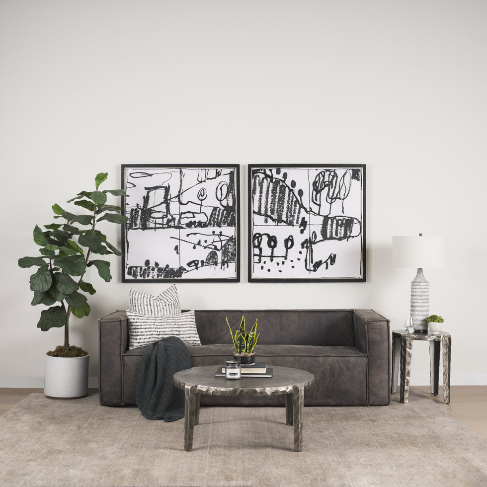 Mercana - Randy Accent Table in Silver, Metal