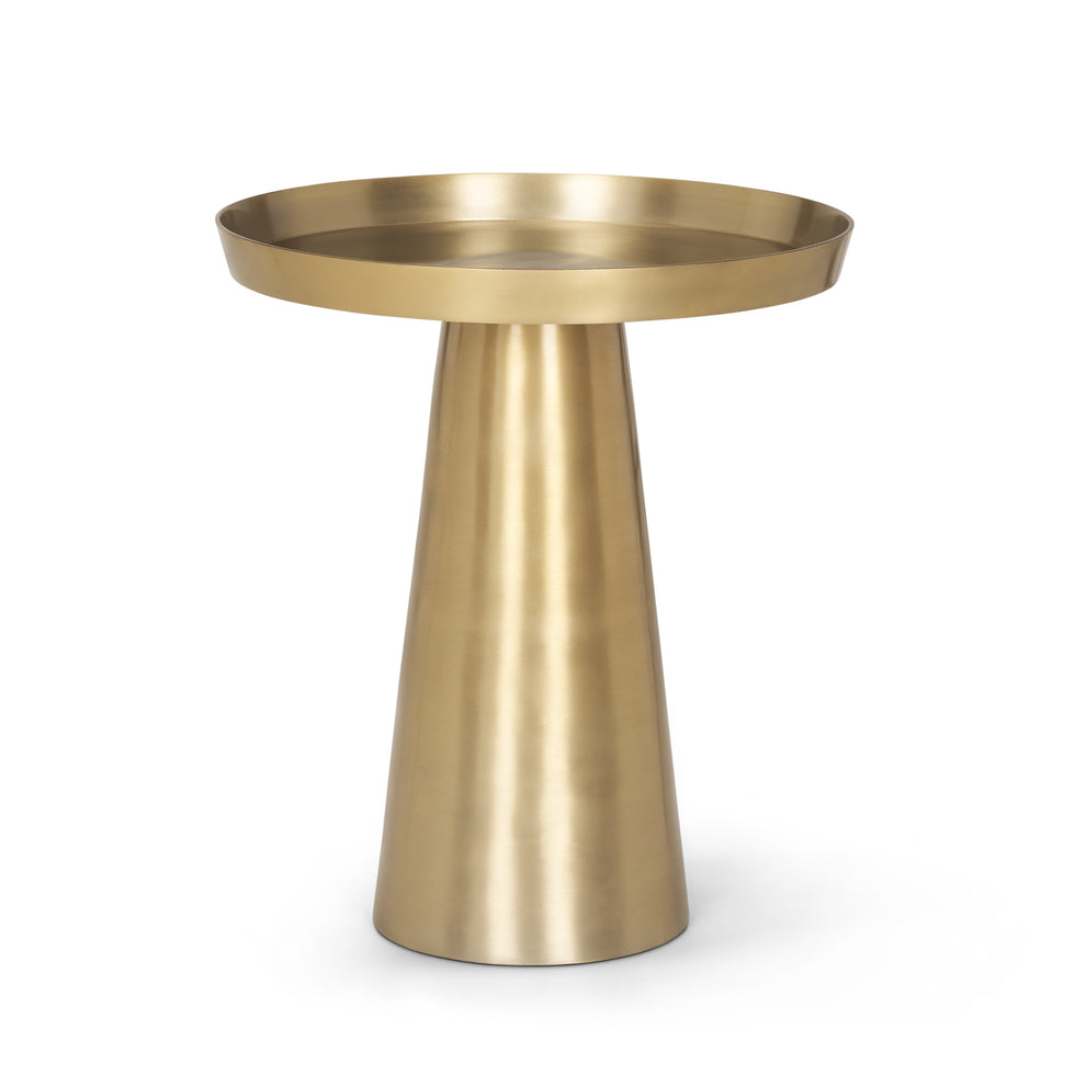 Mercana - Roland Accent Table in Gold, Metal