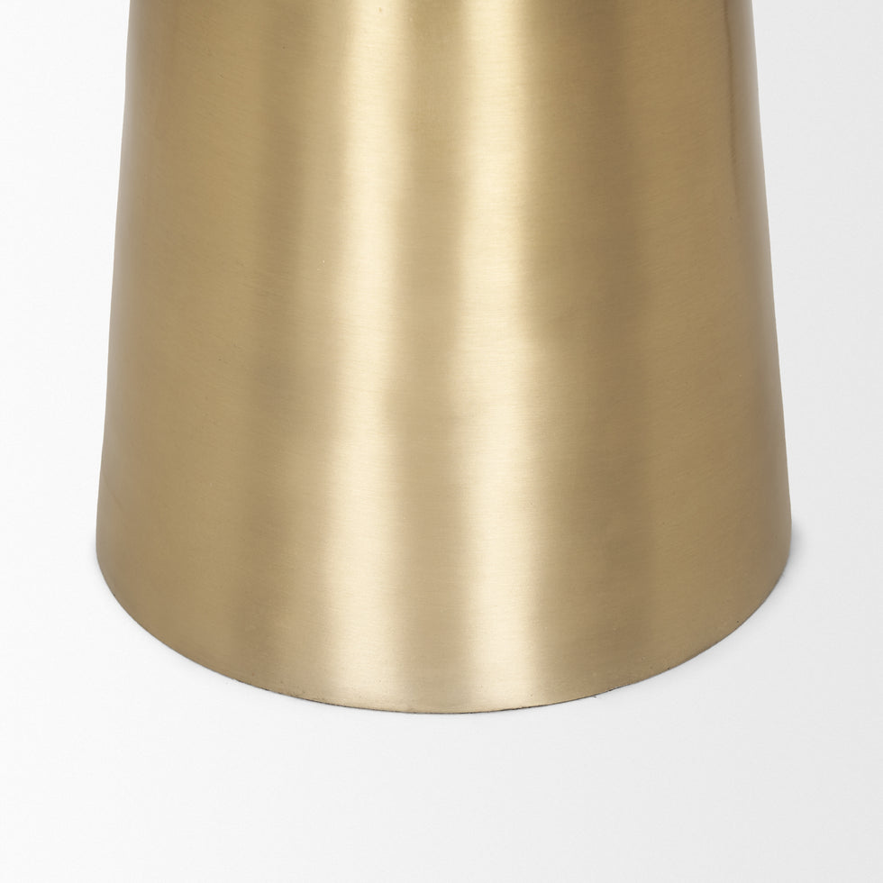 Mercana - Roland Accent Table in Gold, Metal