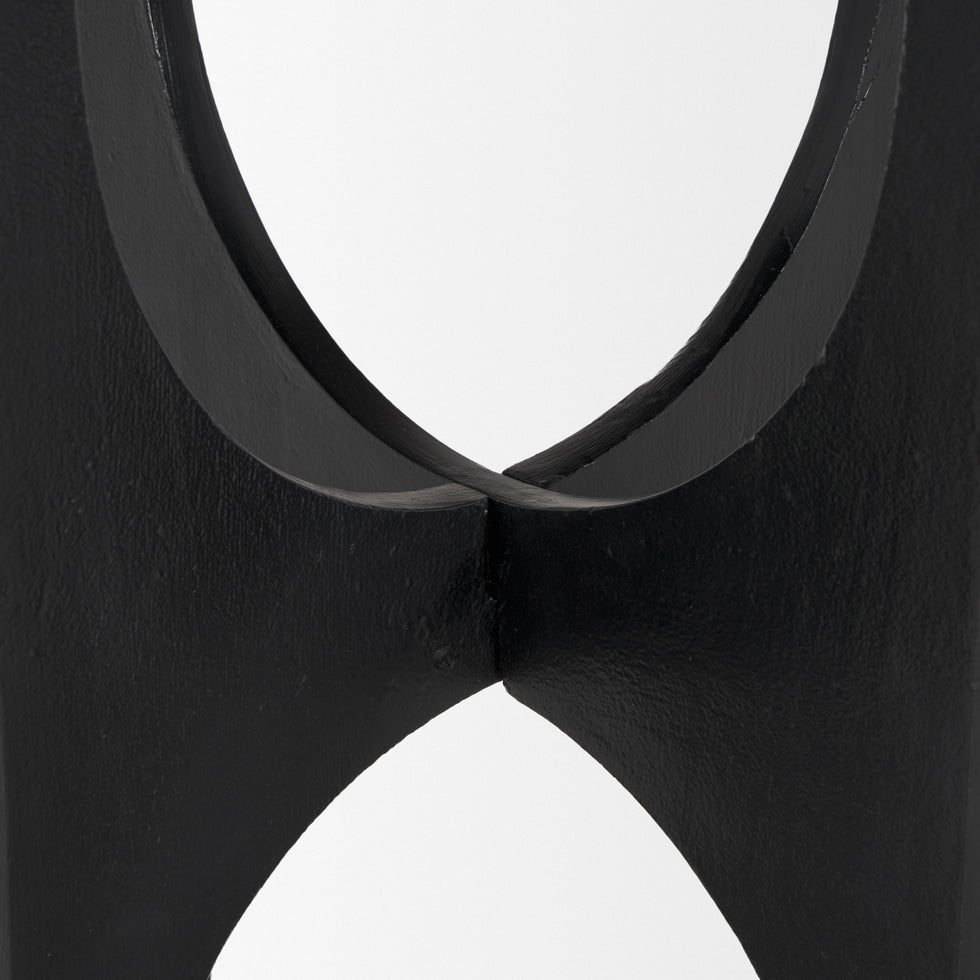 Mercana - Sobi Accent Table in Black, Metal