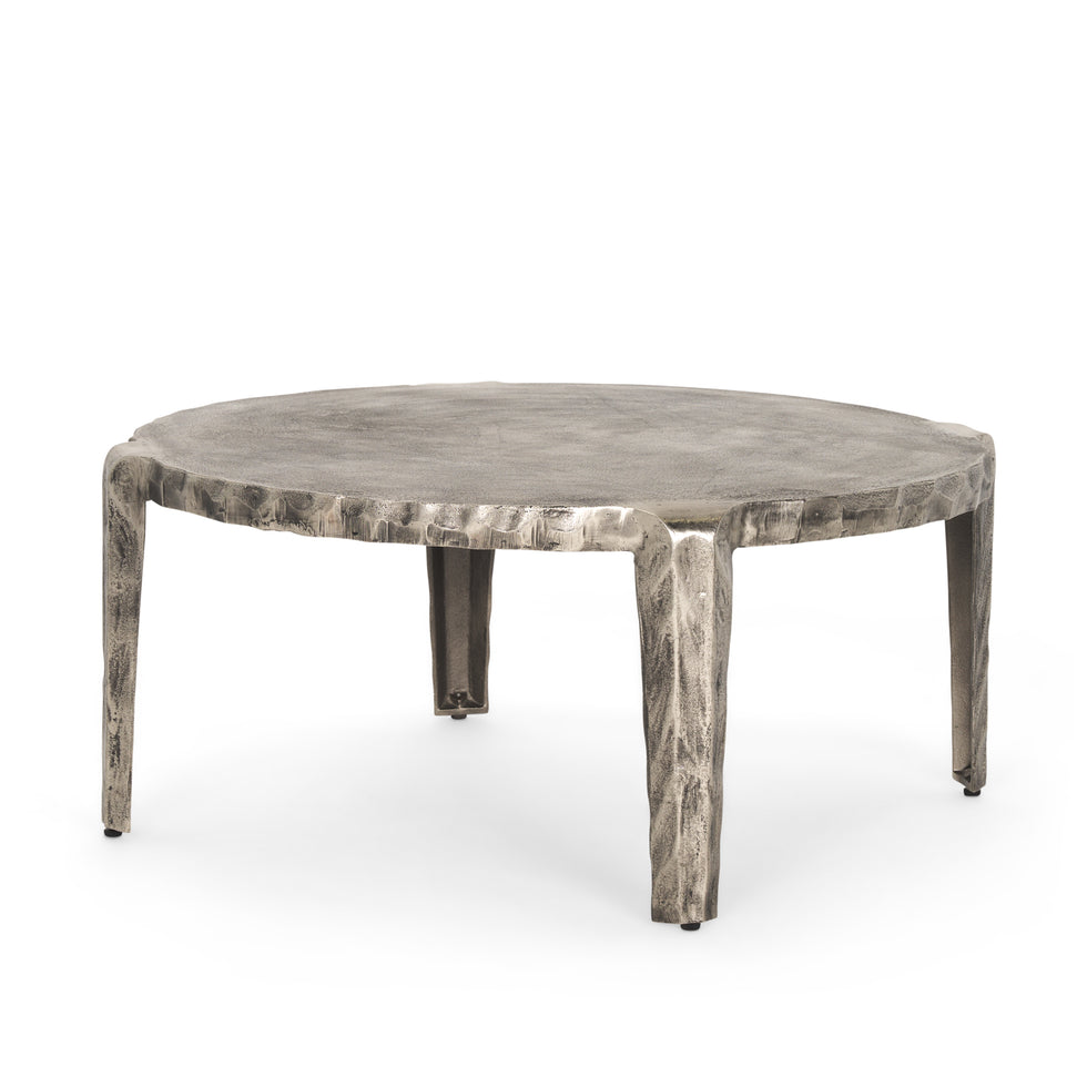 Mercana - Randy Coffee Table in Silver, Metal