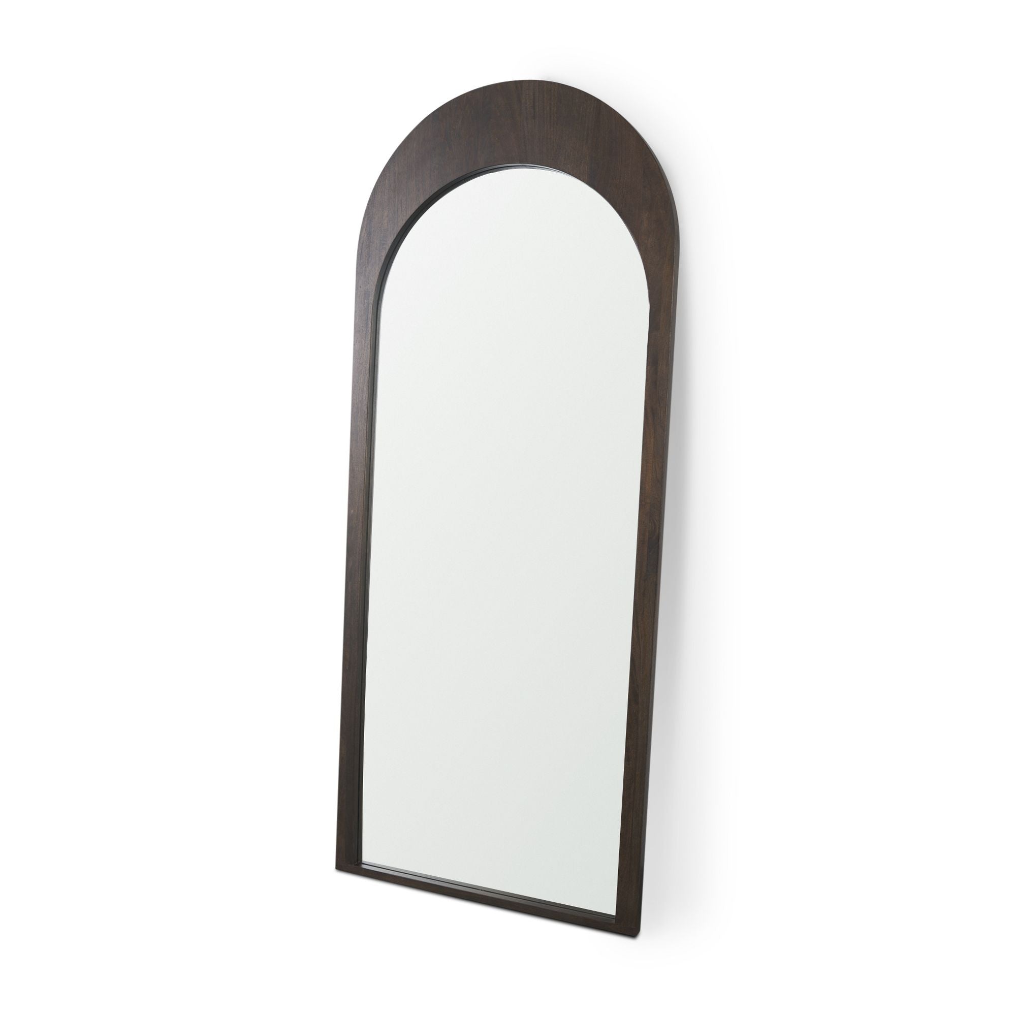 Mercana - Celeste Wood Arched Floor Mirror