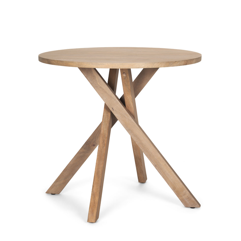 Mercana - Solana Foyer Table in Brown, Solid Wood