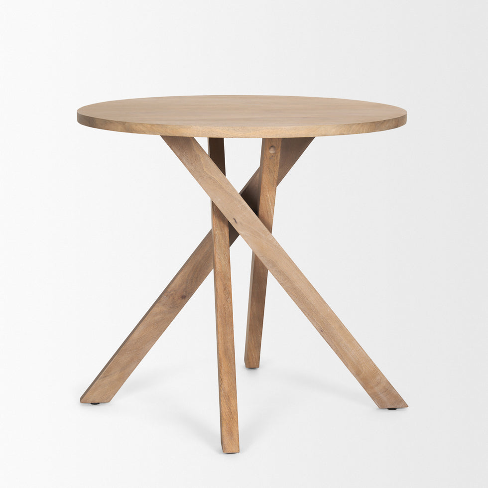 Mercana - Solana Foyer Table in Brown, Solid Wood