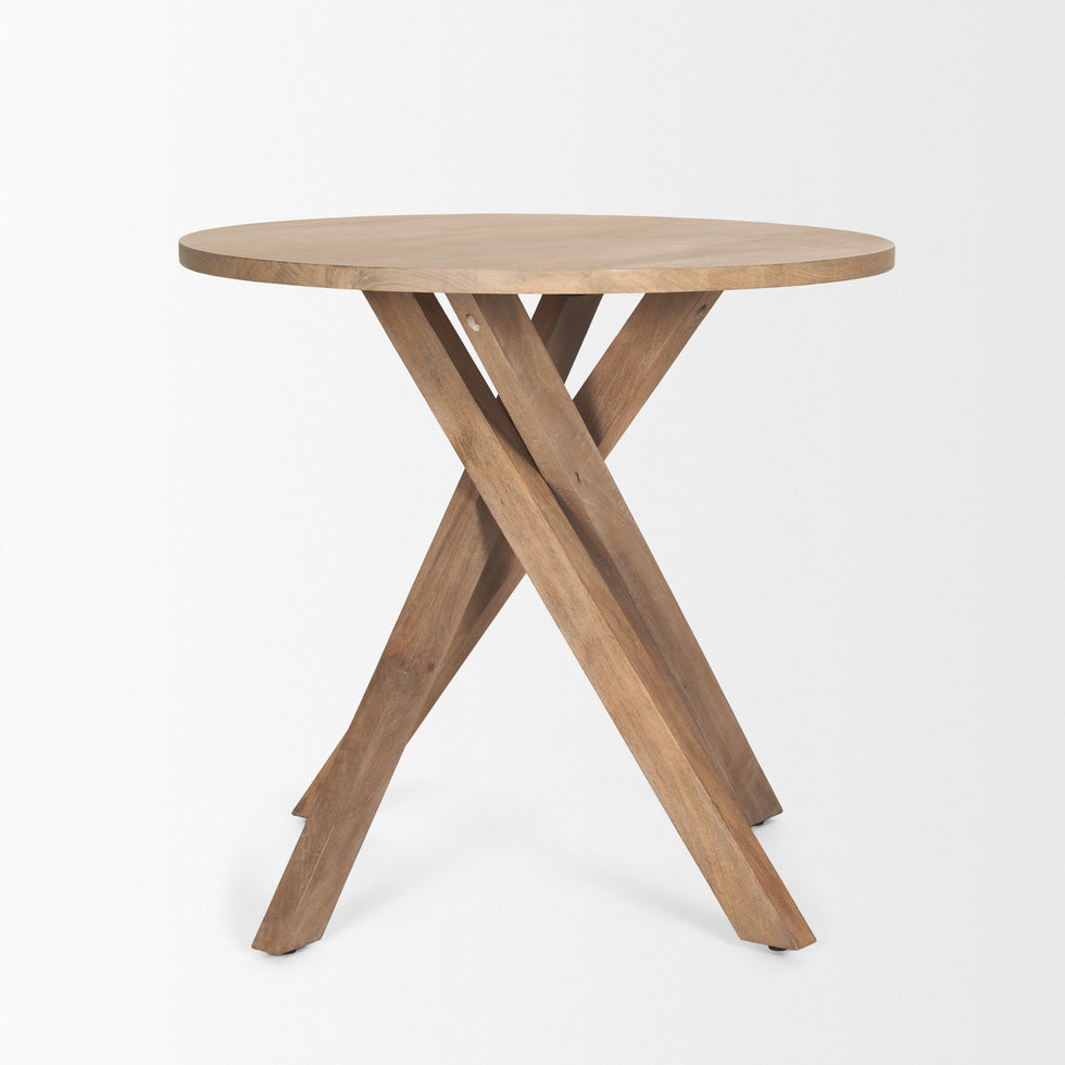 Mercana - Solana Foyer Table in Brown, Solid Wood