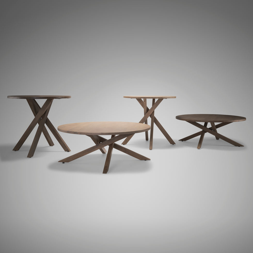 Mercana - Solana Foyer Table in Brown, Solid Wood