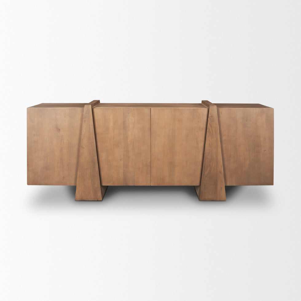 Mercana - Eula Sideboard in Brown, Solid Wood
