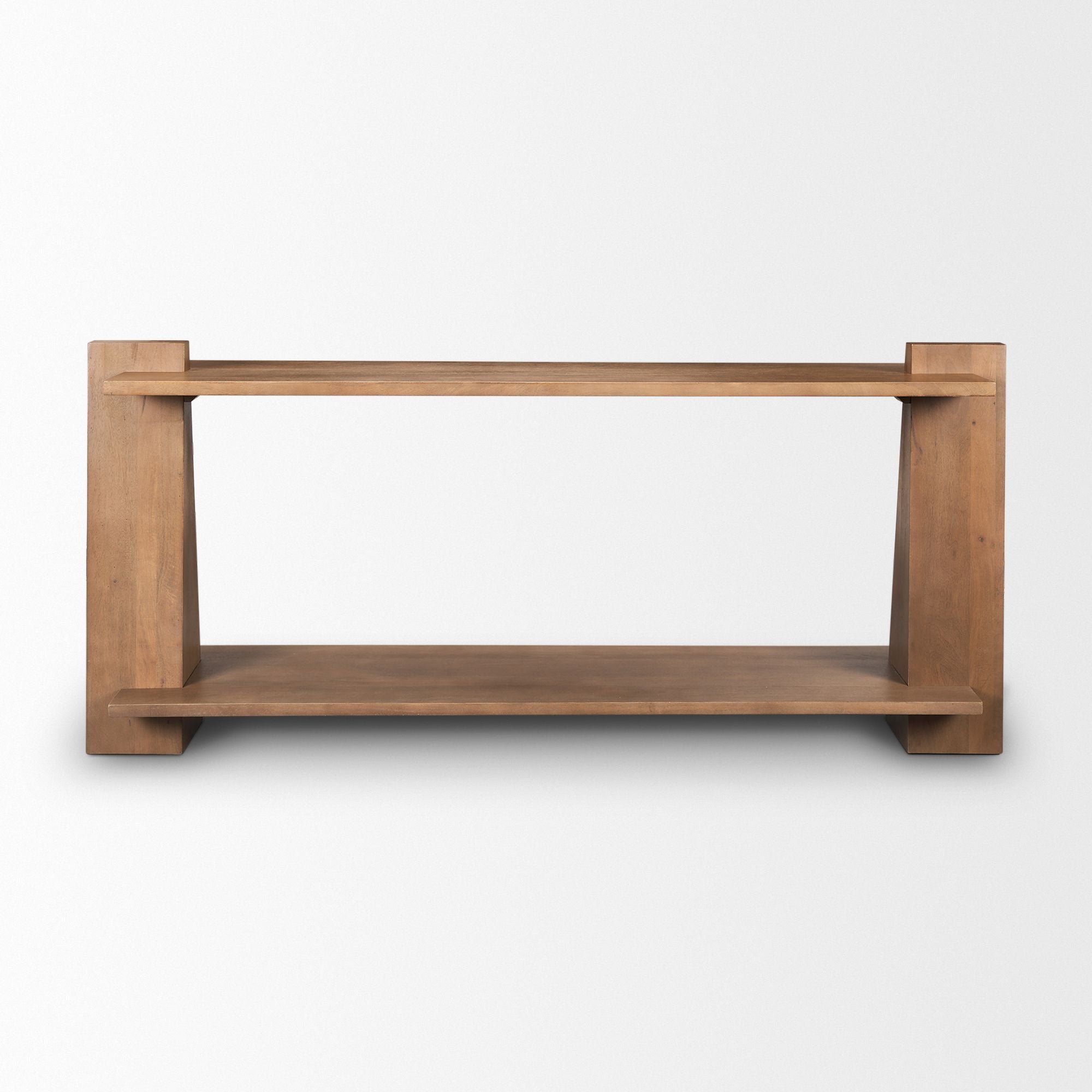Mercana - Eula Medium Brown Wood Console Table