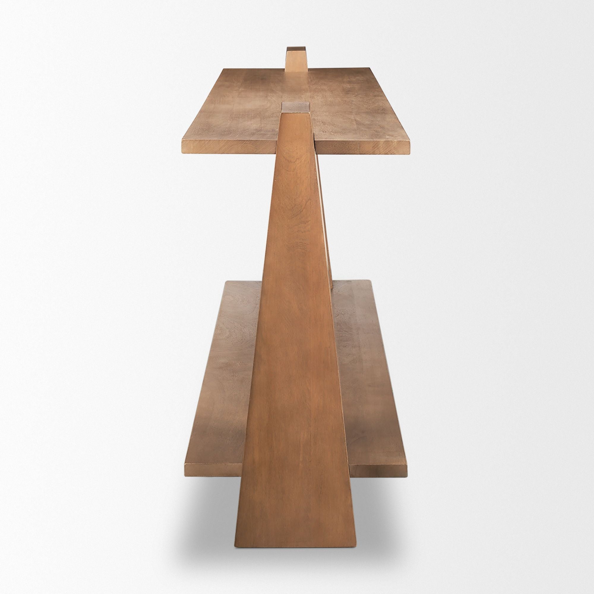 Mercana - Eula Medium Brown Wood Console Table