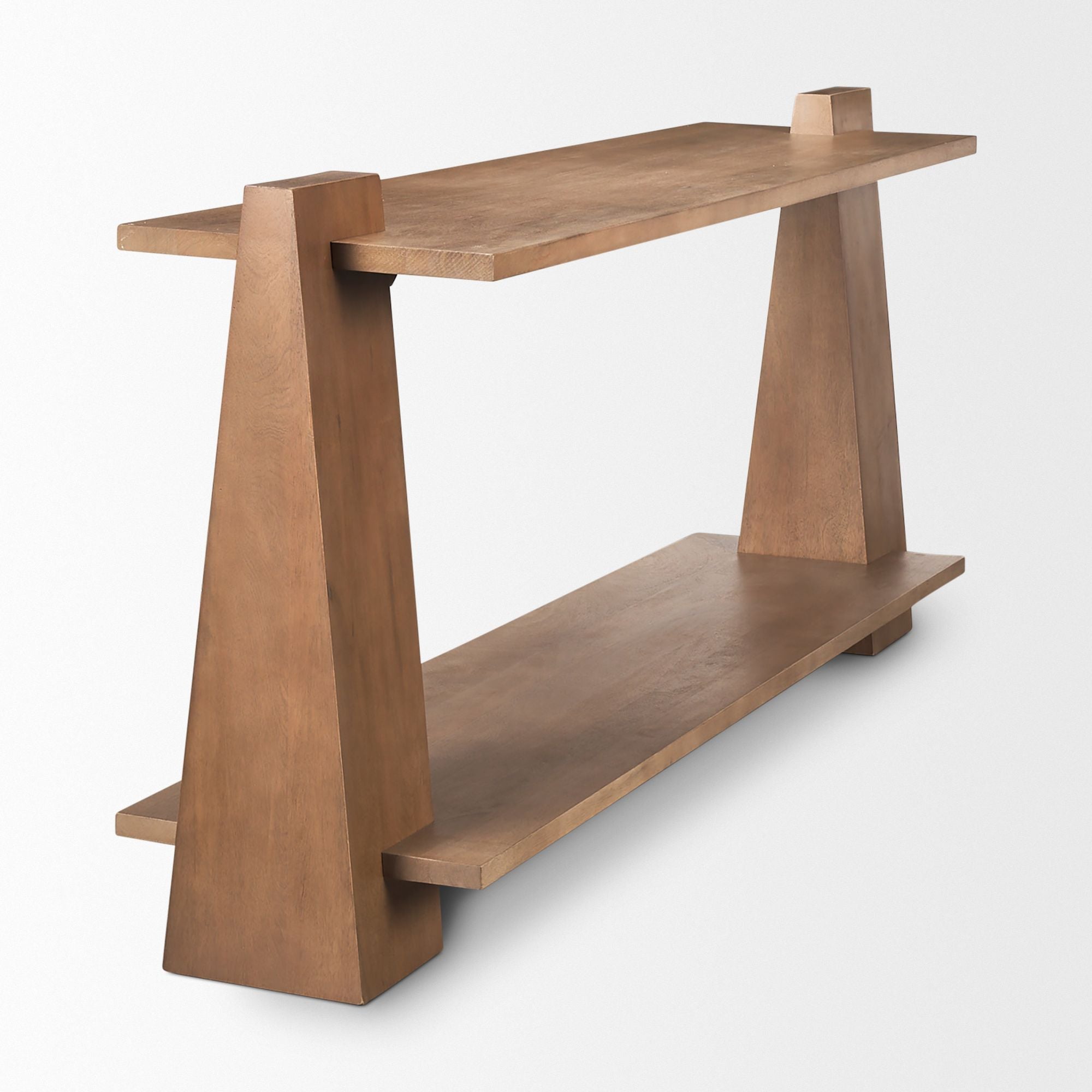 Mercana - Eula Medium Brown Wood Console Table