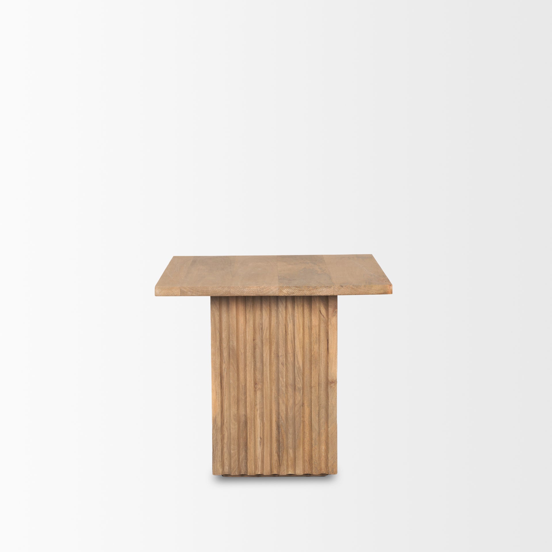Mercana - June Side Table in Brown - Light, Solid Wood