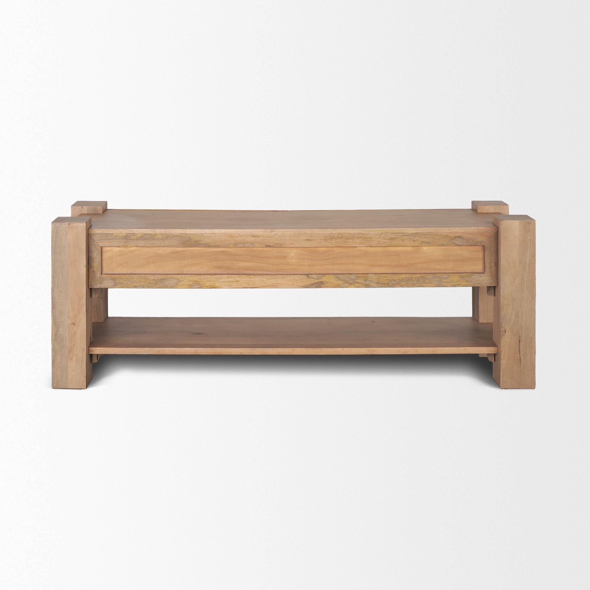 Mercana - Beth Media Console in Light Brown, Wood