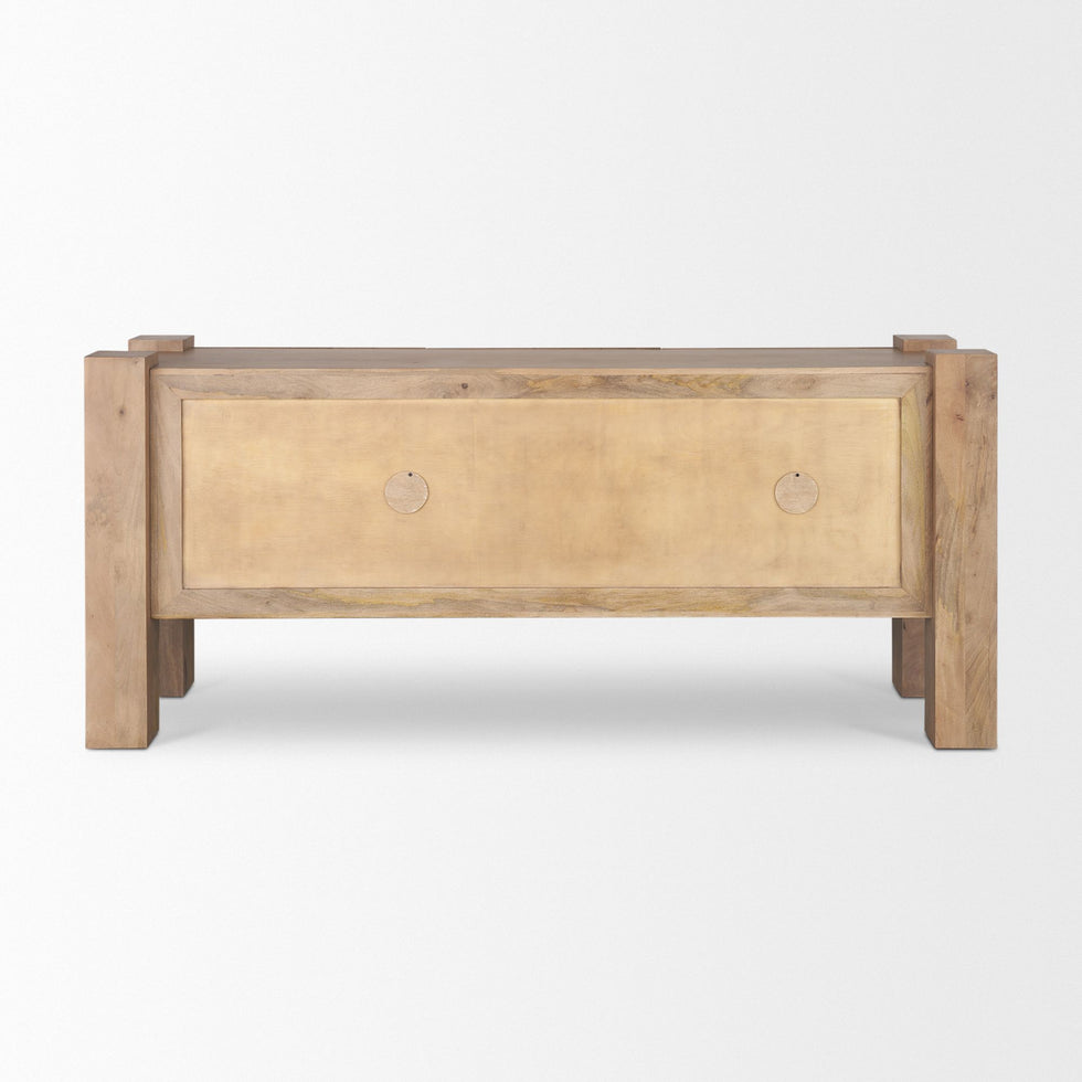 Mercana Beth Sideboard - Light Brown, Wood