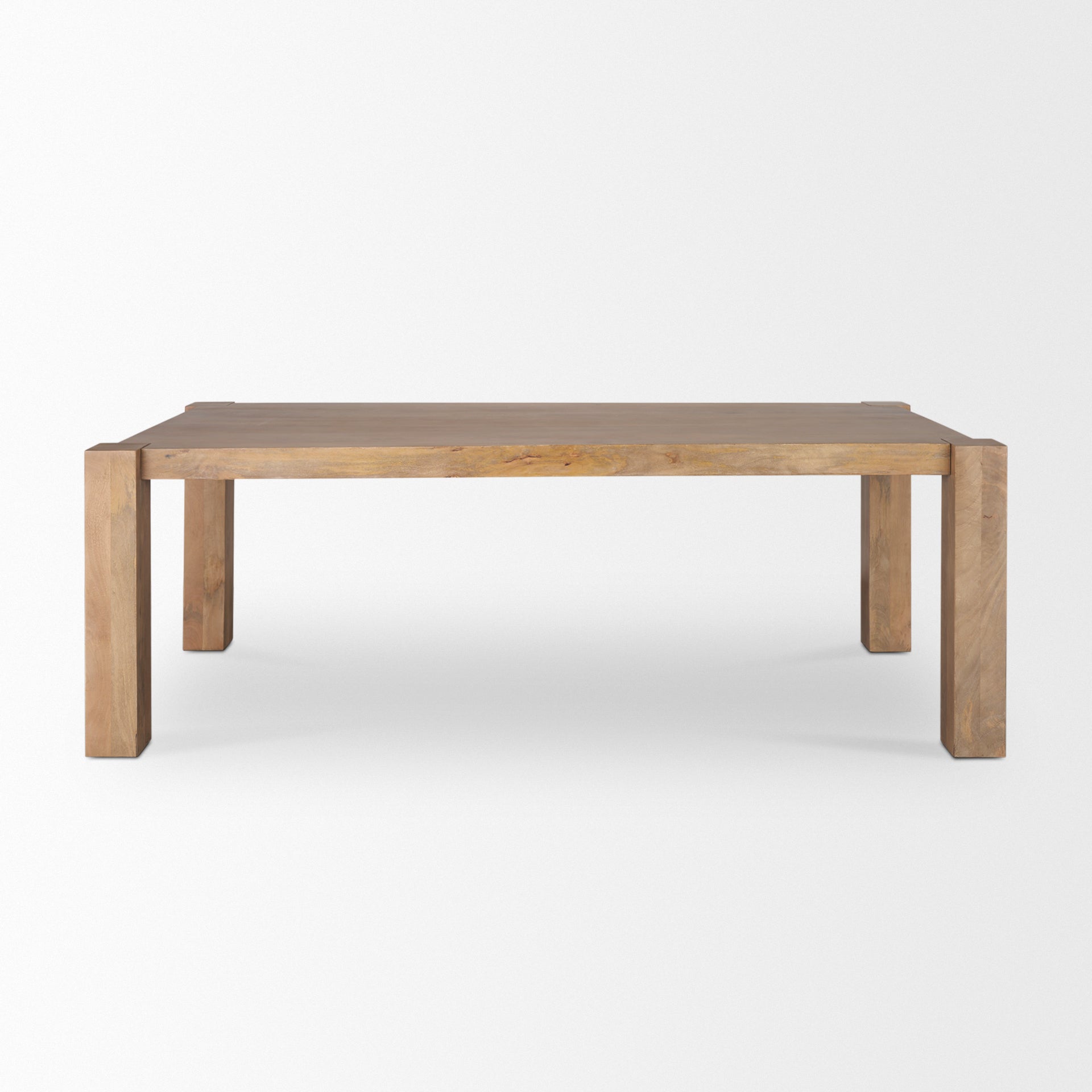 Mercana - Beth Dining Table in Brown, Solid Wood