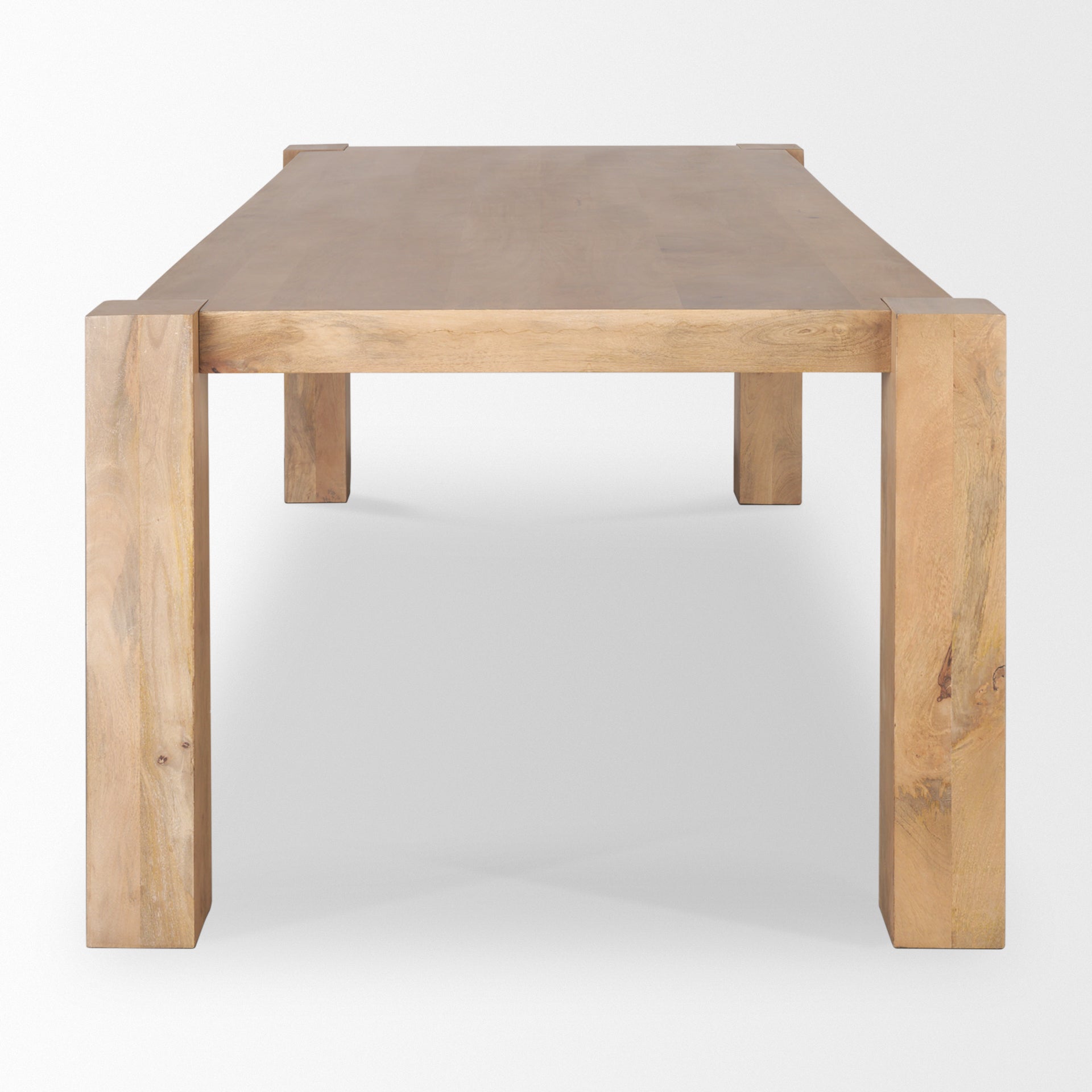 Mercana - Beth Dining Table in Brown, Solid Wood